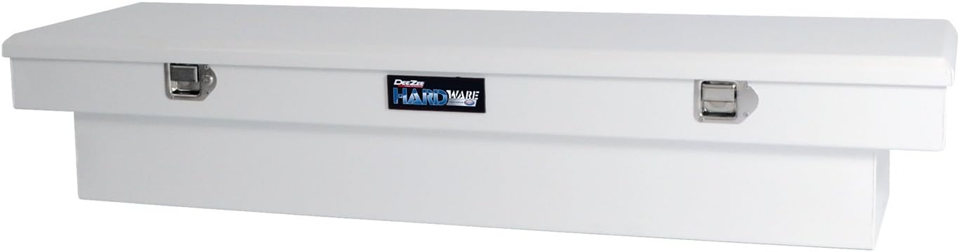 Dee Zee 8170S Single Lid White Steel Tool Box