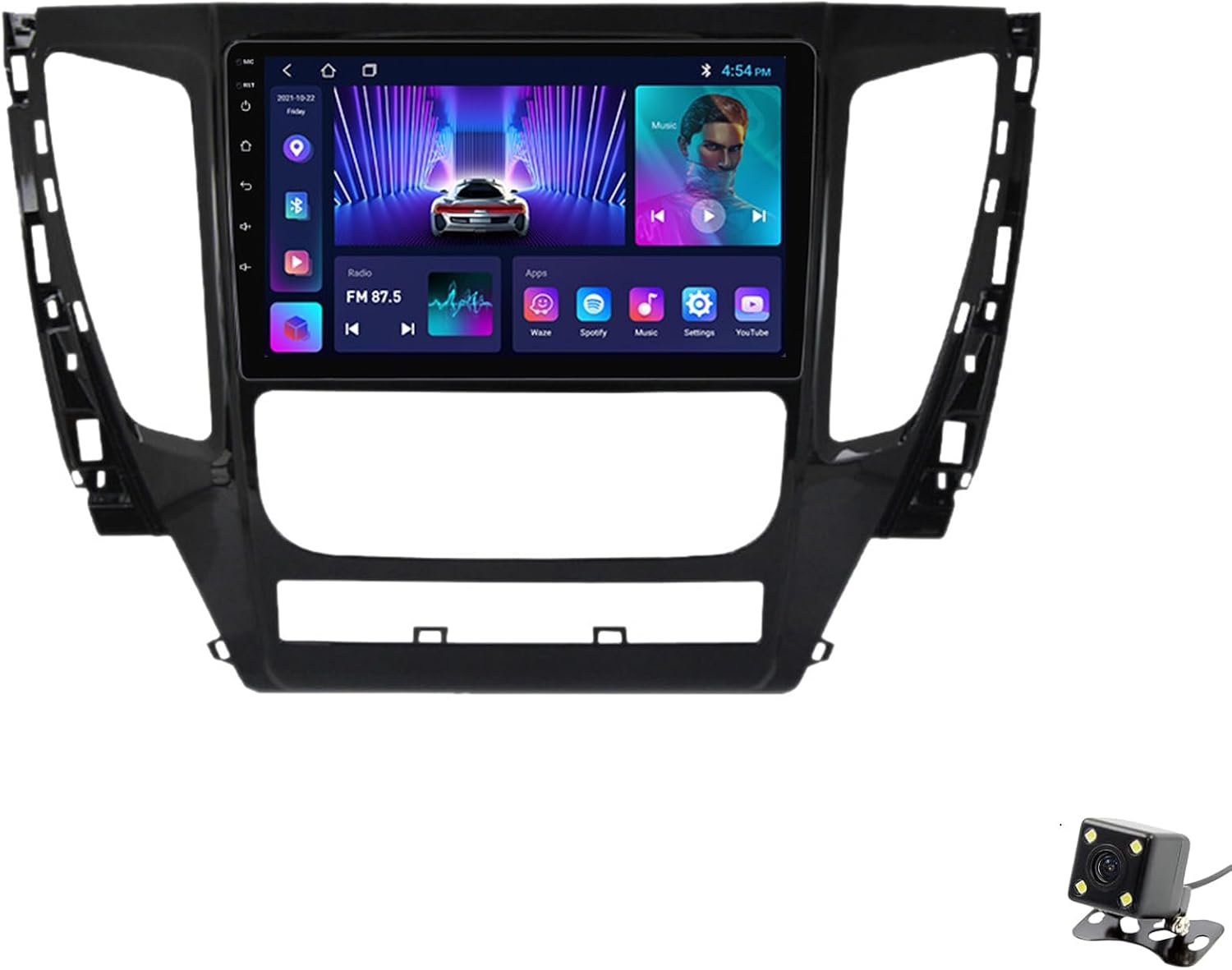 ADMLZQQ Double Din Car Stereo Multimedia with Bluetooth and 9