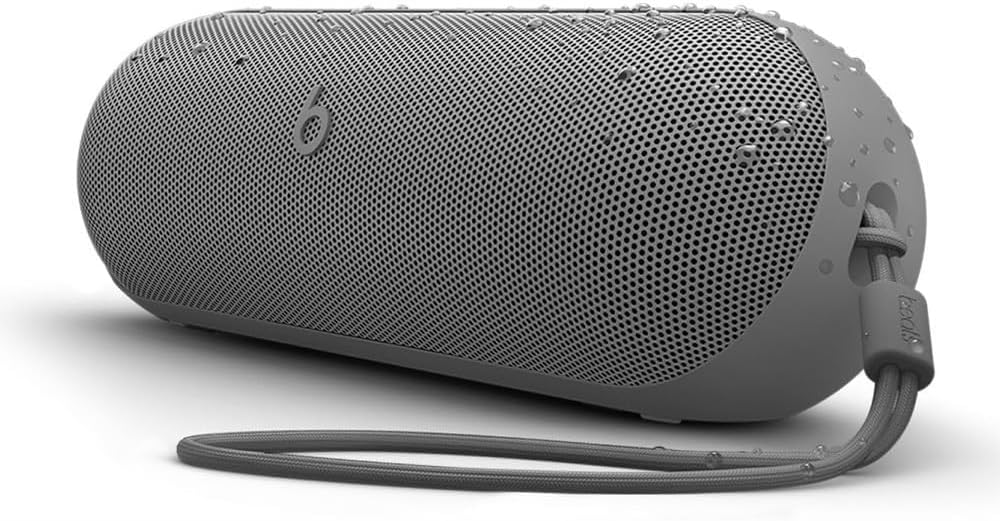 Beats Pill x Kim Kardashian - Wireless Bluetooth Speaker and Portable Charger via USB-C - Up to 24 Hours Battery Life, IP67 Water Resistant, Apple & Android Compatible, Built-in Mic – Dark Gray