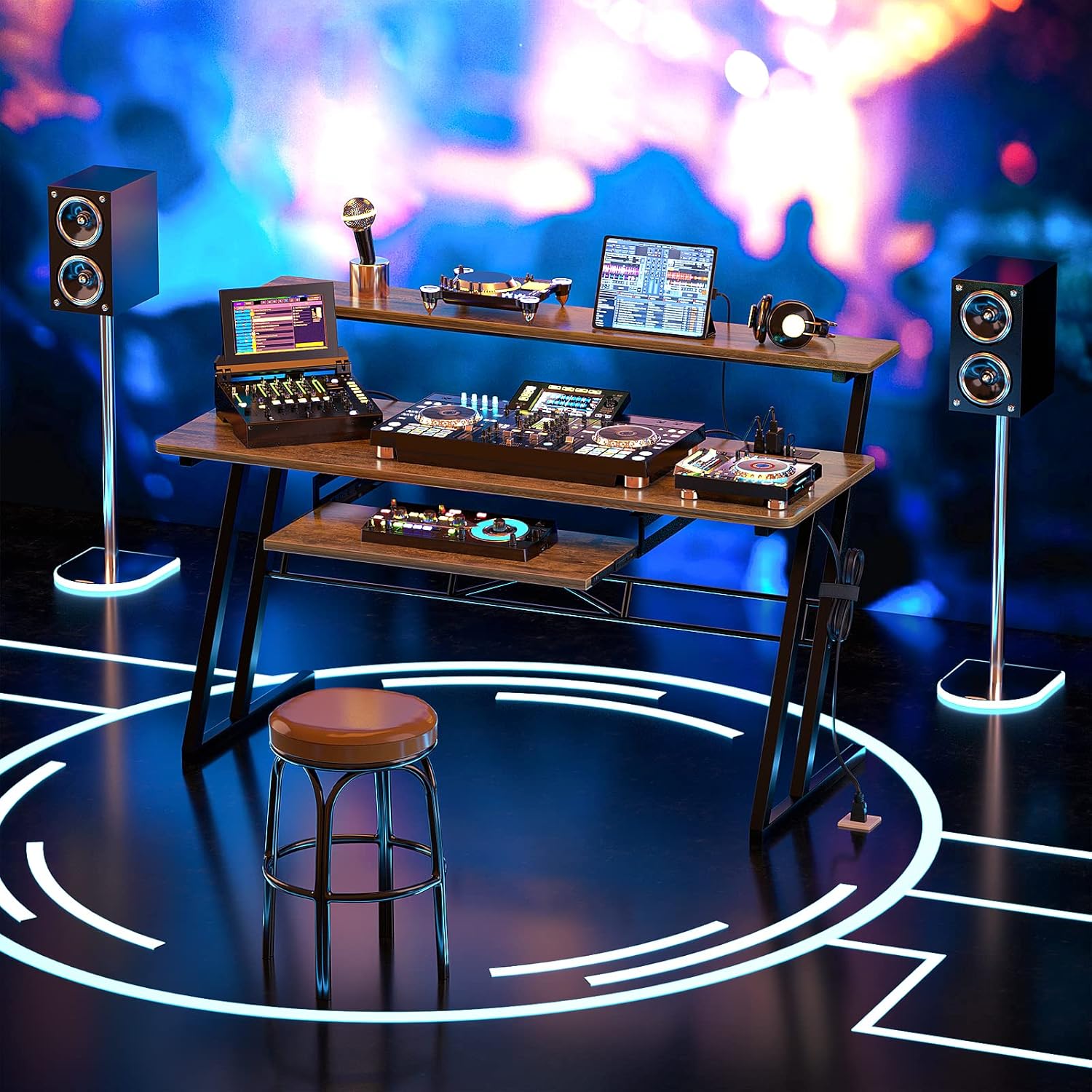 Armocity Music Studio Desk Production Workstation - 47