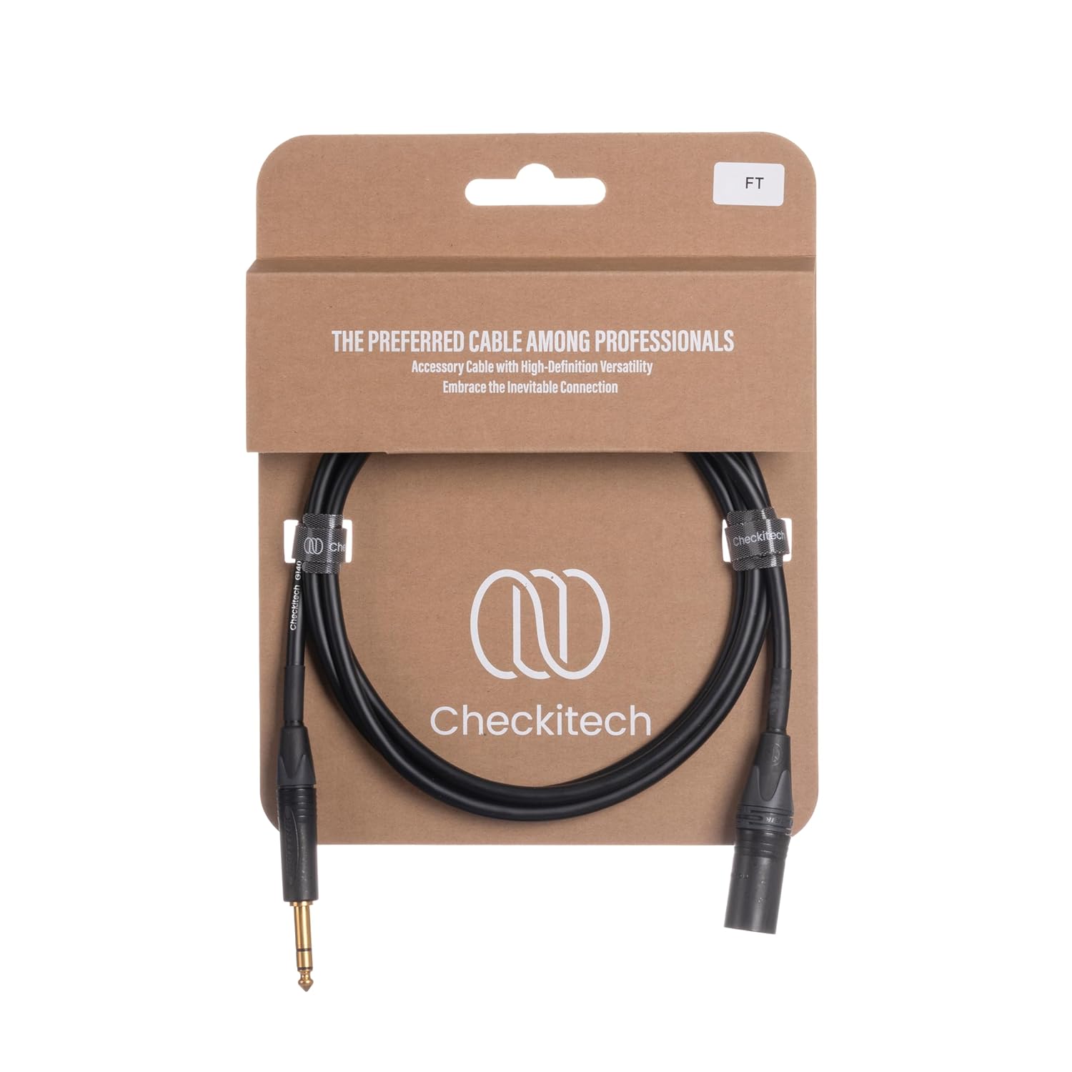 Gratify G1401 Balanced 1/4-inch TRS Male to XLR Male Patch Cable with Neutrik Gold Contacts (15 Foot)