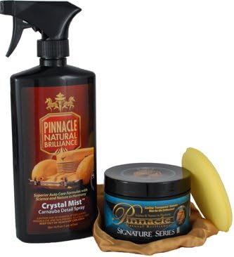 Pinnacle Signature Series II Combo | Premium Car Care Kit | High-Gloss Finish & Protection | Includes Wax, Polishing & Detailing Products | PIN-310CMB | 16 oz
