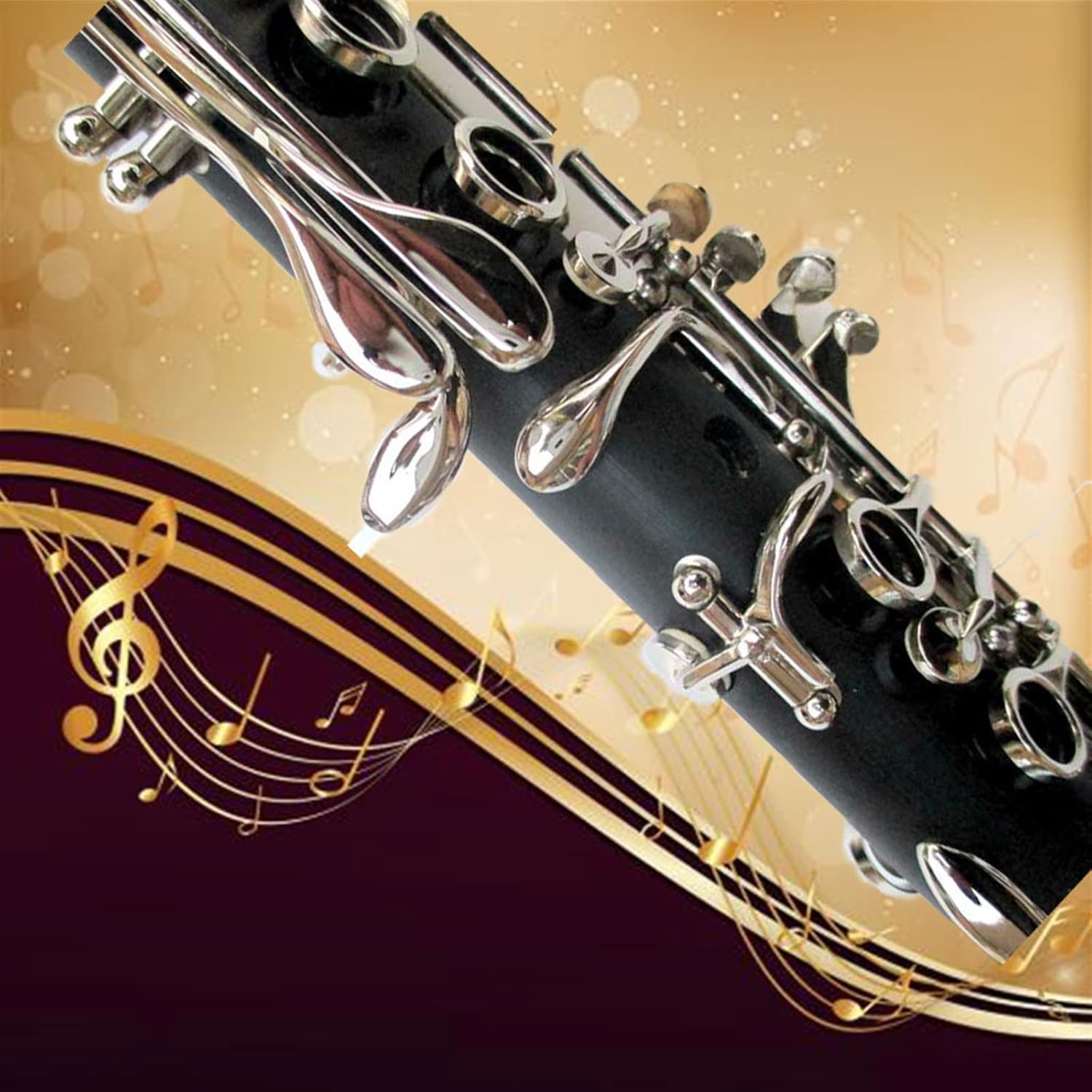 Drop E Clarinet Clarinet Beginner Professional Clarinet Woodwind Instrument Beginner Grade Test Use Clarinet for Beginner