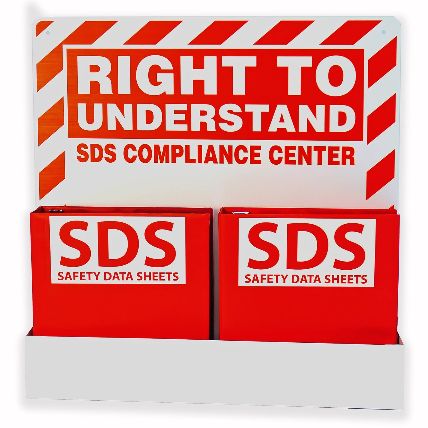 Zing Green Products 6040 Recycled Aluminum GHS-SDS Double Station, 2 Binders