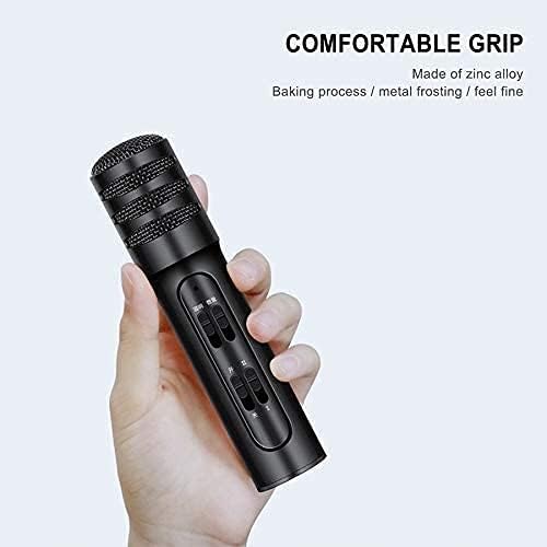 Microphone Condenser Microphone Karaoke Mic for Live Singing Recording Cardioid Pickup Podcast Singing Recording (Color : Red)