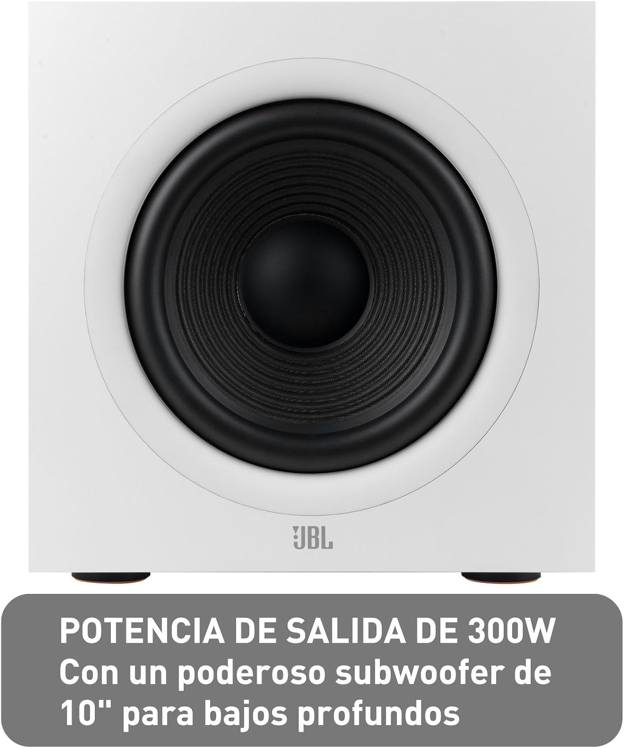 JBL Stage 2 200P 300 Watt 10 Inch Powered Subwoofer (Latte)