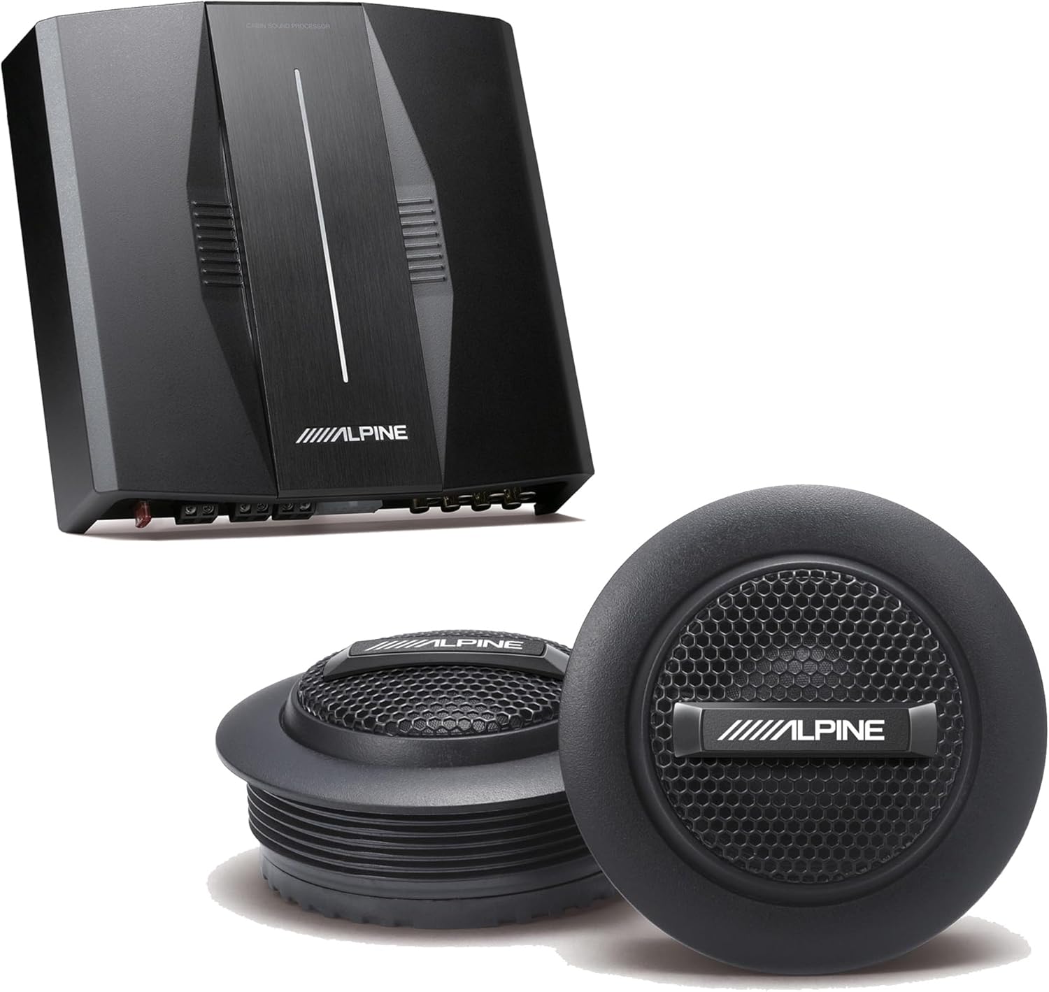 Alpine PXE-C80-88 OPTIM8 8-Channel Hi-Res Digital Sound Processor Amplifier w/S-S10TW 1