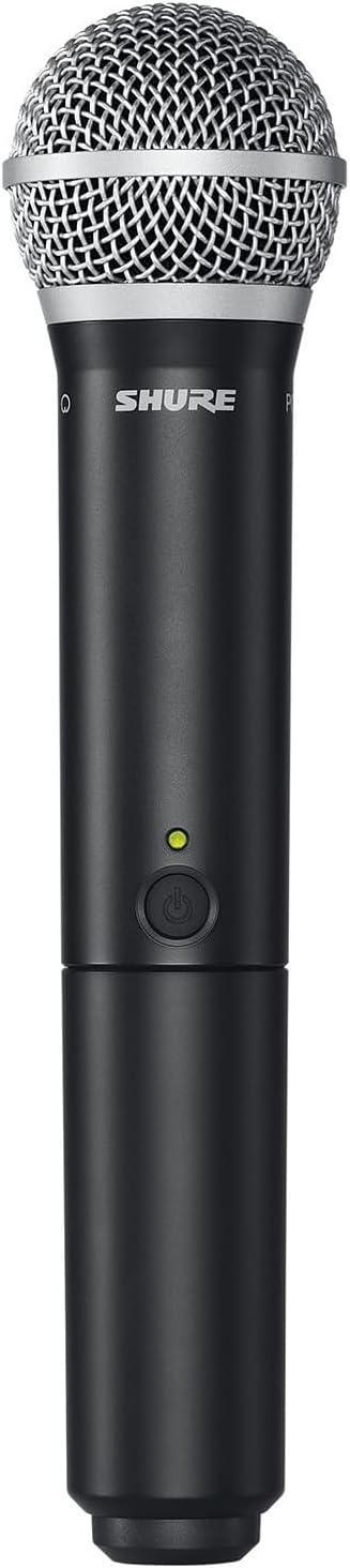 Shure BLX2/B58 Handheld Transmitter with PG58 Vocal Mic Capsule - for use with BLX Wireless Microphone Systems, Receiver Sold Separately | H11 Band (BLX2/PG58=-H11)