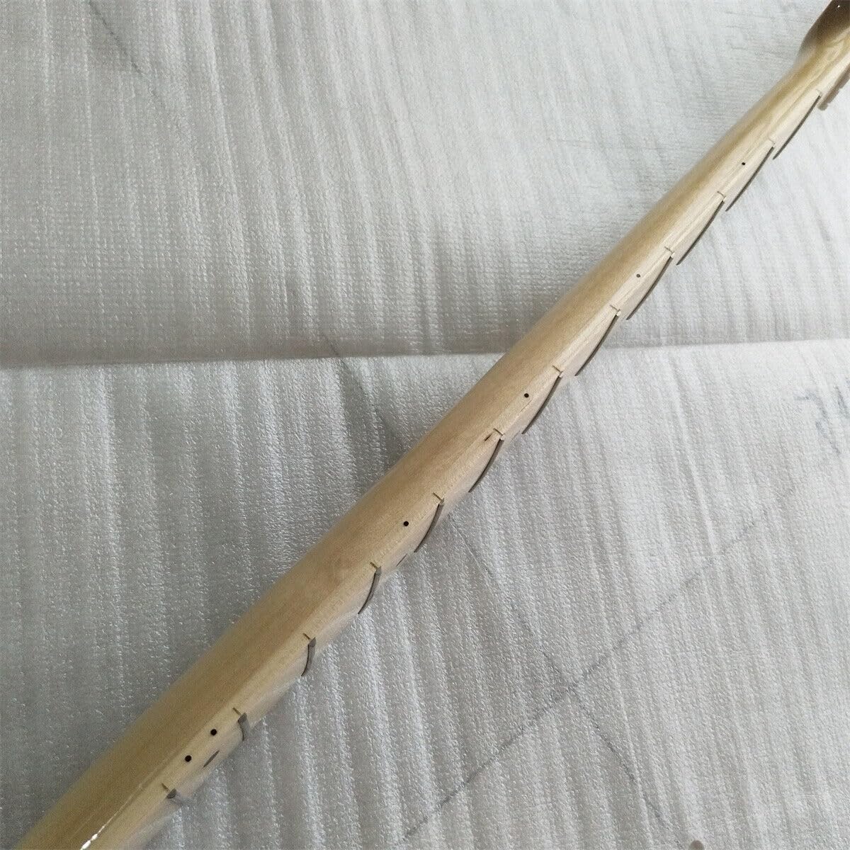 4 String Electric P Bass Guitar Neck 20 Fret 34 Inches Maple Fingerboard Dot