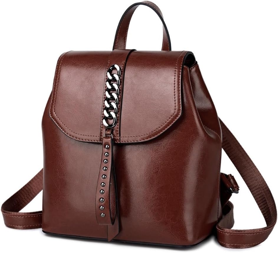 Cowhide Large Capacity Bag Soft Leather Women's Backpack Trend Real