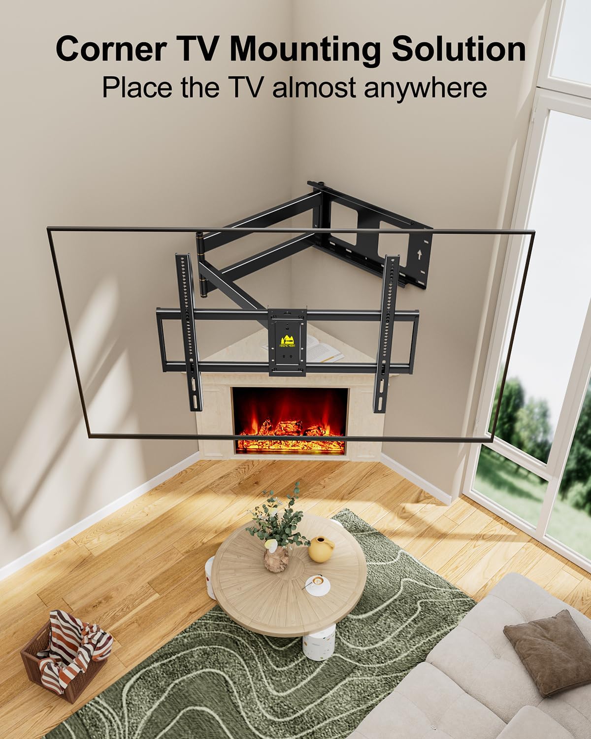 FORGING MOUNT Long Arm Full Motion TV Wall Mount for Most 42-100