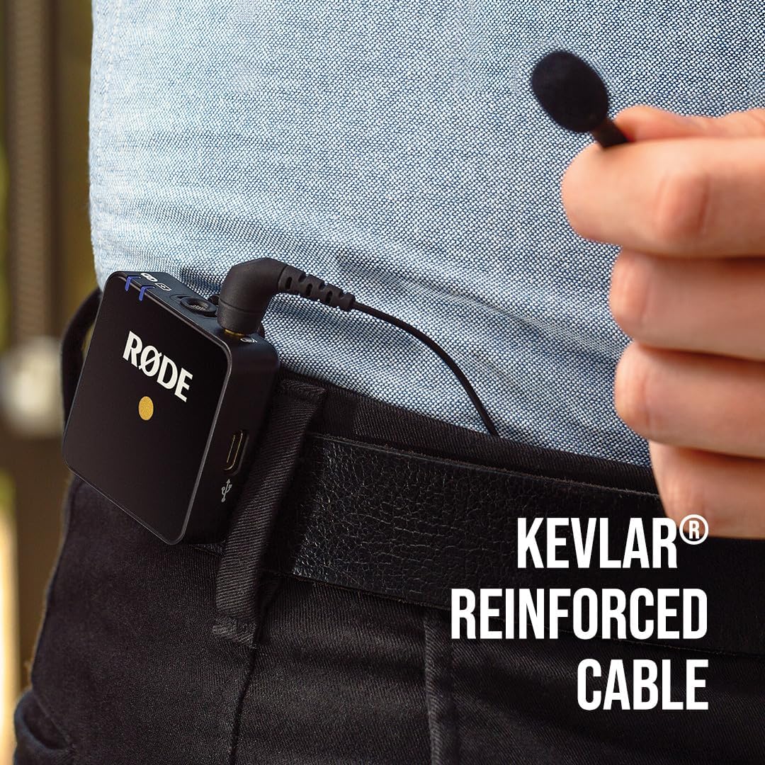 Rode Lavalier GO Professional Wearable Microphone,Black