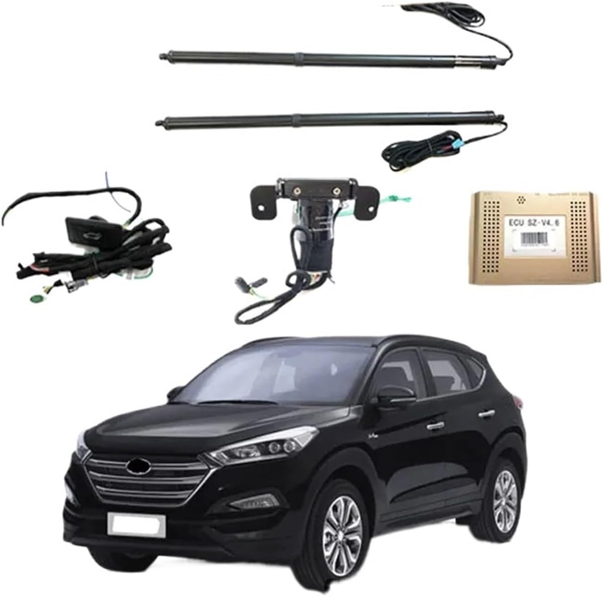 Car Electronics Tailgate Smart Electric Accessories Tail Gate Lift Compatible with Hyundai Tucson 2016-2024 Trunk Spring Foot Sensor