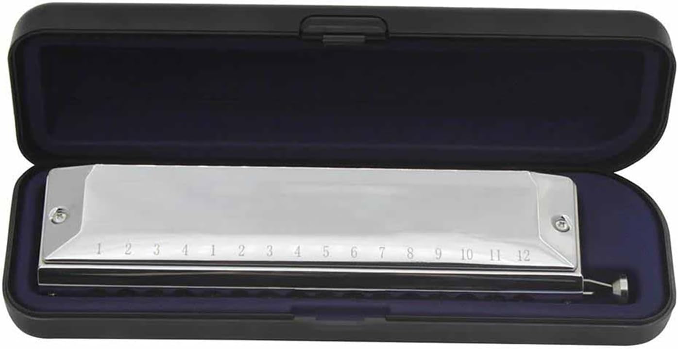 16hole 64 Tone Chromatic Woodwind Harmonica With Box