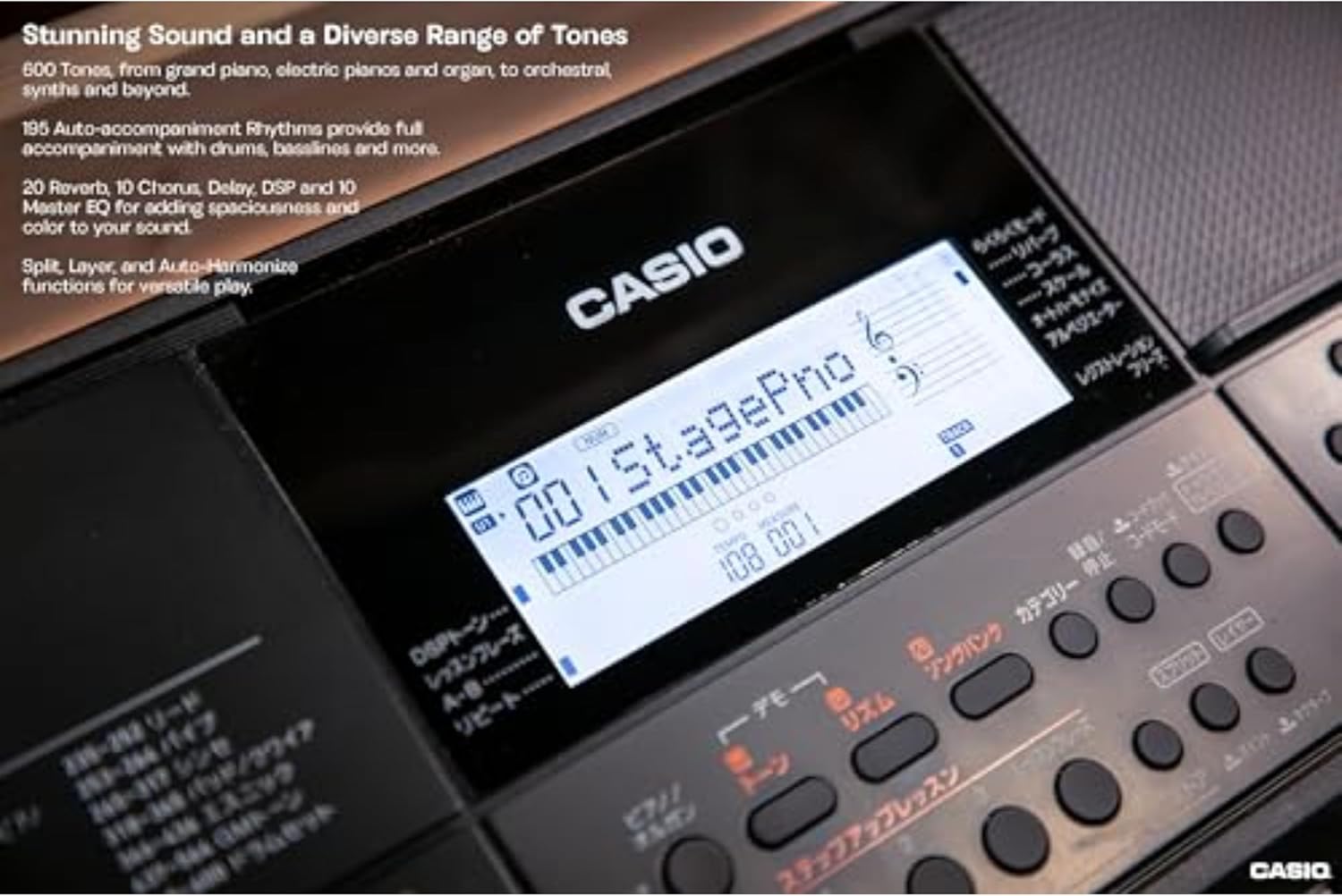 Casio CT-X700 – Portable 61-Key Keyboard | 600 Tones, 195 Rhythms, and AiX Sound Engine | Perfect for Any Musician