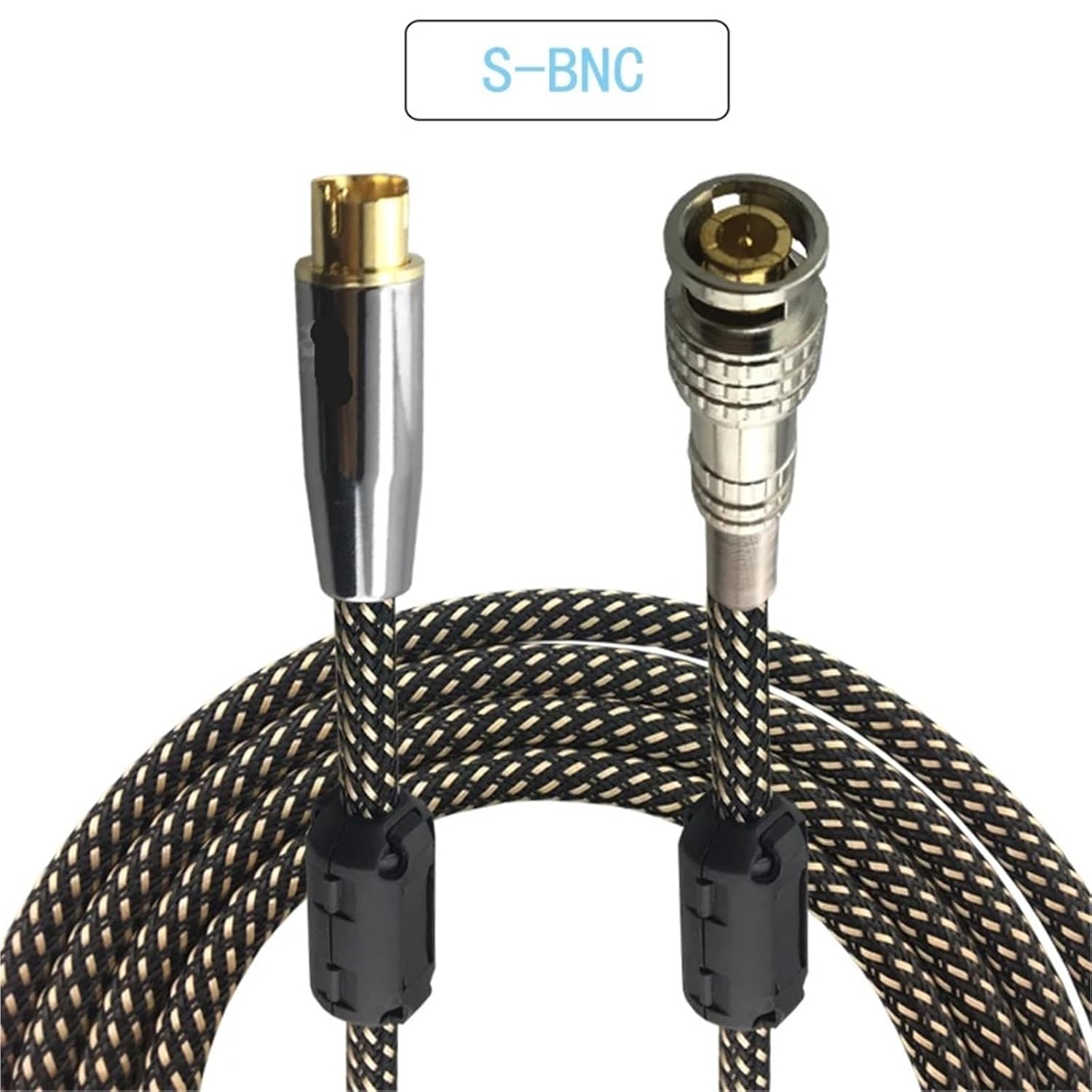 Video Cable 4 Pin Male S-Video to BNC Male Female 75-5 Monitor Video Signal Interconnect Cable Q9 Video Security Line OFC 1M 2M(S to L BNC Male,10m)