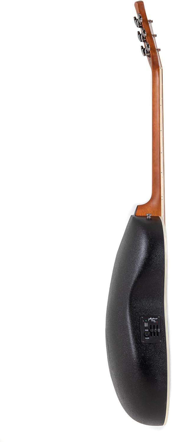 Applause Elite AE44-5S Electro Acoustic Guitar Medium Body Depth Cutaway Black Satin