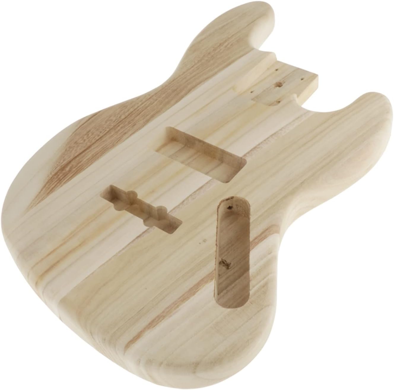 Unfinished Guitar Body DIY Unfinished Bass Body Replacement for Making Kit Guitar DIY Accessory