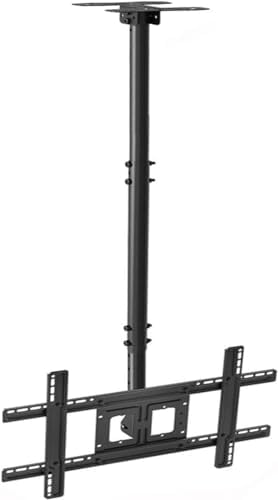 TV Wall BracketCeiling TV Mount with 360° Rotation and Tilt Adjustable TV Bracket for TVs up to 150 lbs Wall Mount Bracket for TV