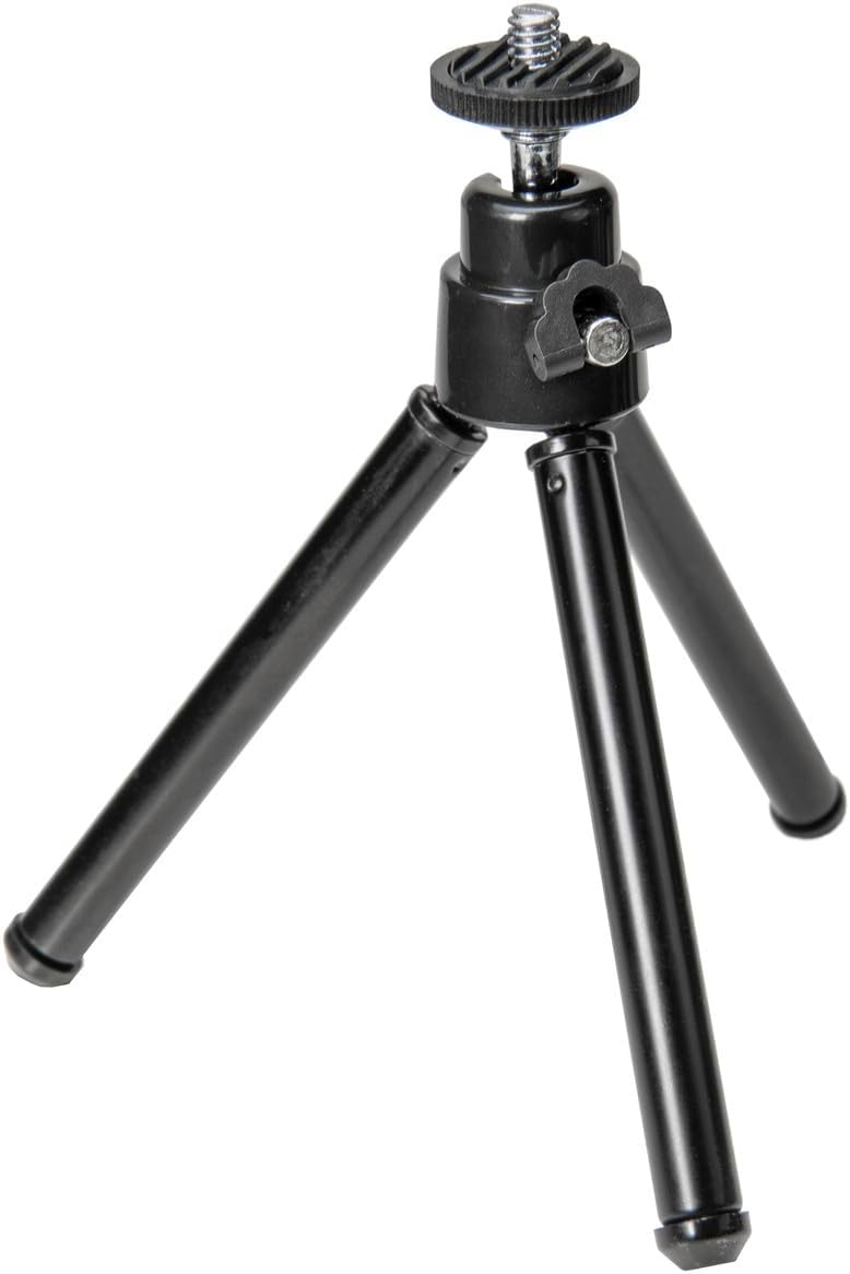 ECS WordSteno Omni-Directional 3.5mm Tie Clip Microphone with 5' Cable, Lavalier, Lapel Mic & Tripod, Delivers Professional Audio Quality for Steno Machines, Digital Recorders and Computers w/Tripod