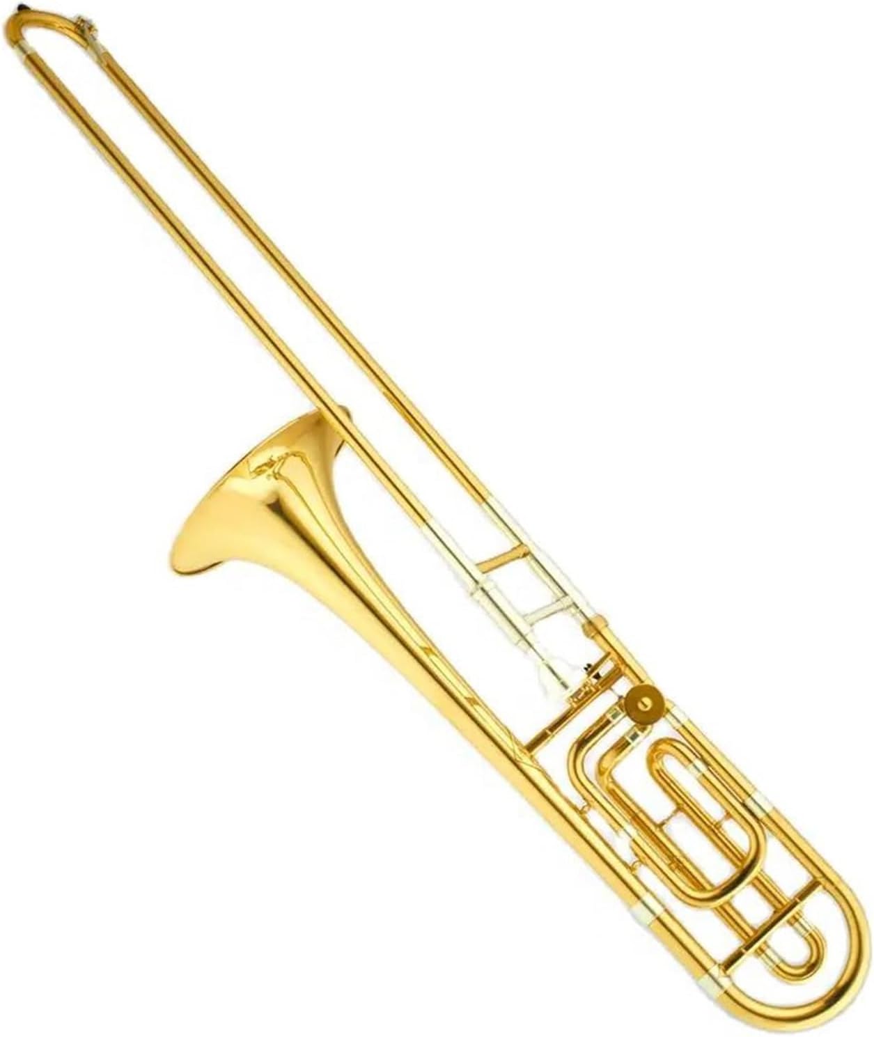 Professionals euphonium High Grade Tuning Slide Tone Bb/F Tenor Trombone Gold Lacquer
