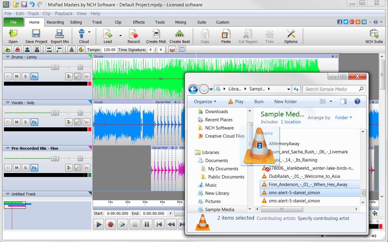 MixPad Multitrack Recording Software for Sound Mixing and Music Production [Download]