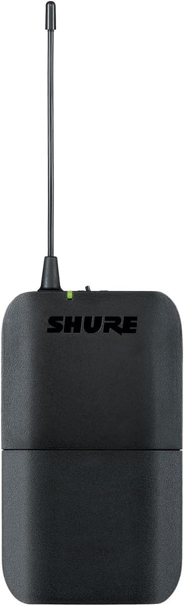 Shure BLX14/B98 Wireless Microphone System for Brass, Woodwinds, Percussion - 14-Hour Battery Life, 300 ft Range | Includes Clip-on Instrument Mic, Single Channel Receiver | H9 Band (BLX14/B98-H9)