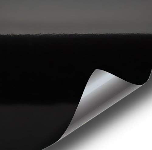 VViViD Black High Gloss Realistic Paint-Like Microfinish Vinyl Wrap Roll XPO Air Release Technology (100ft x 5ft)
