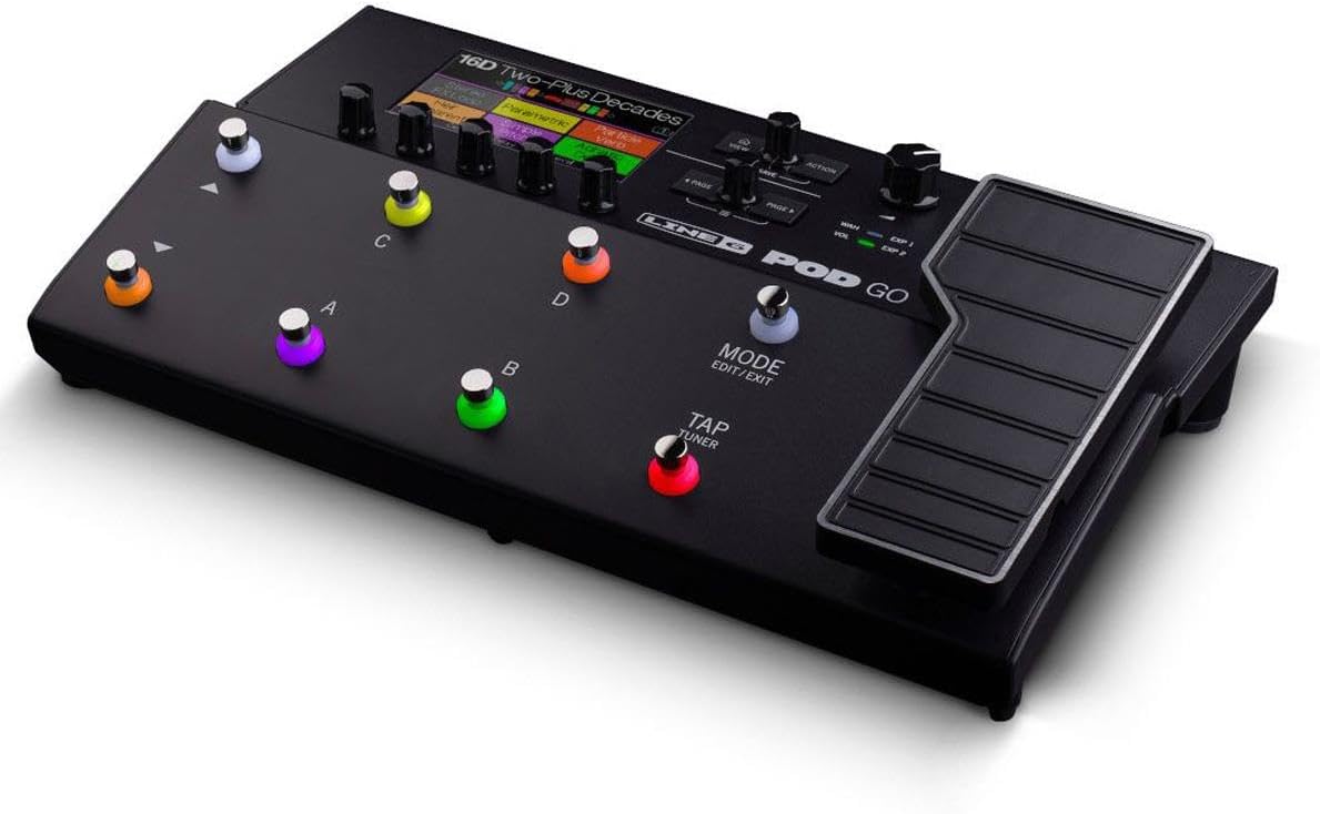 Line 6 POD Go Guitar Multi-Effects Pedal, Black