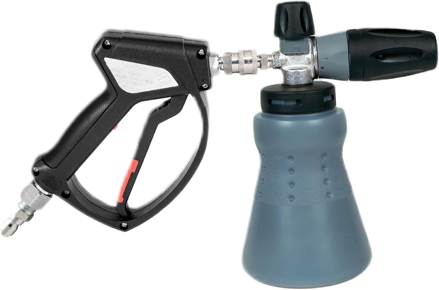 MTM Hydro Wide Mouth PF22 Foam Cannon and SGS28 Trigger Gun Kit for Pressure Washer