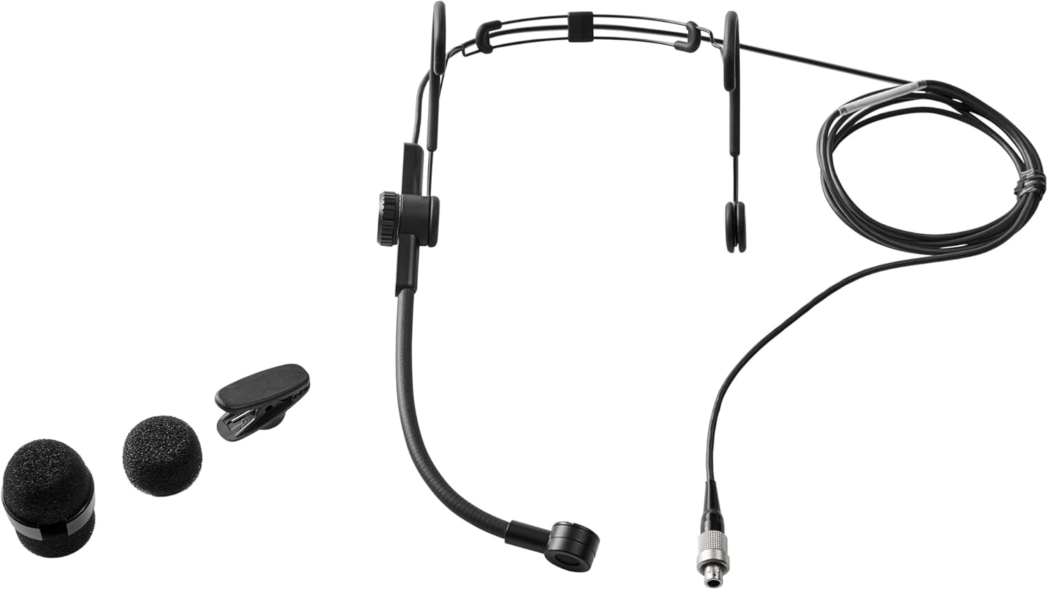 Shure SM39 Headset Microphone - Vocal Performance Cardioid Headworn Mic compatible with Axient Digital, Secure Low Profile Fit, Ergonomic Design, Indoor/Outdoor Windscreens, Sweat Resistant (SM39-LM3)