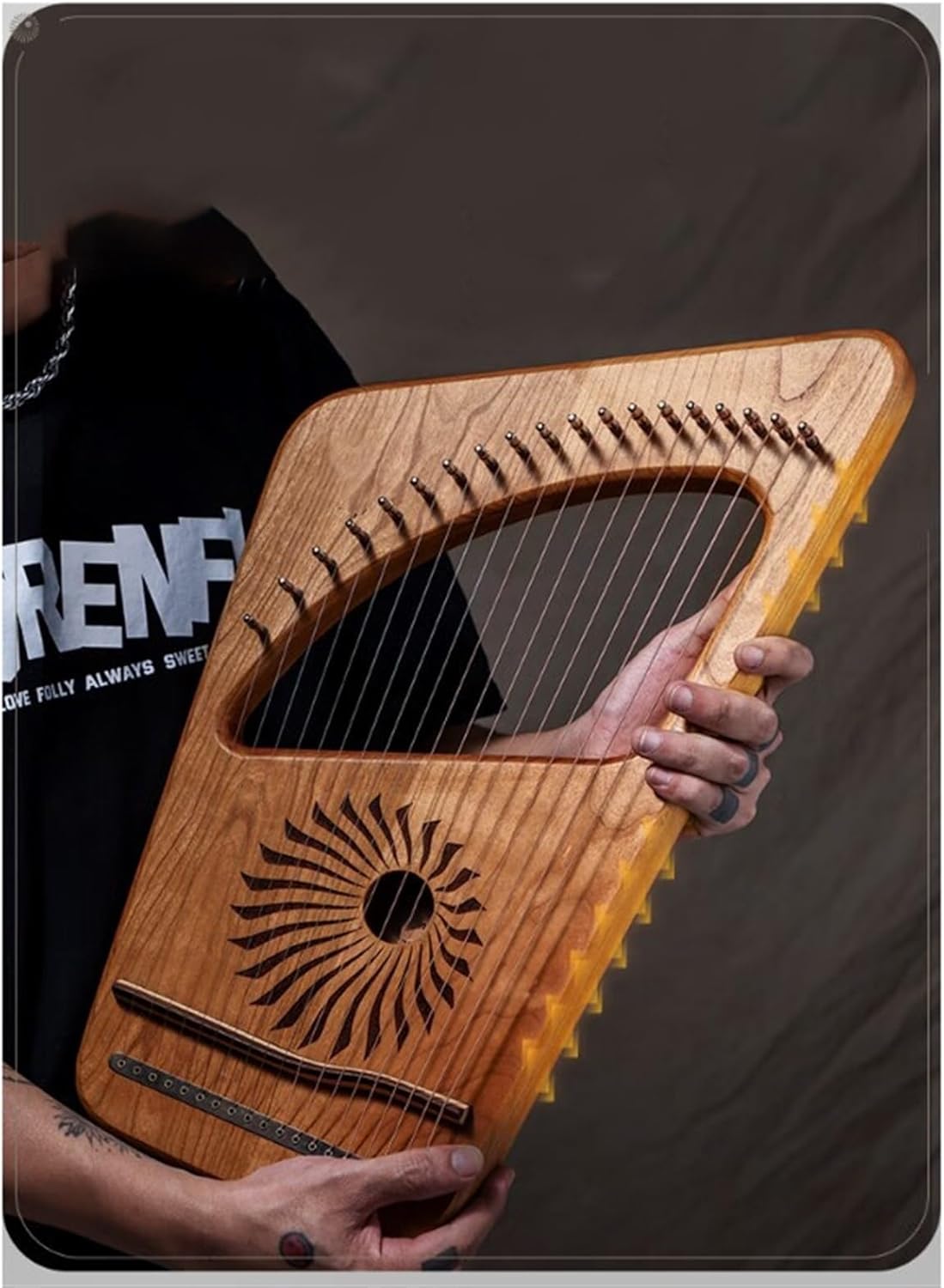 Lyre Harp Set 19-string Harp Is A Simple And Easy-to-learn Small String Instrument For Beginners