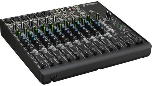 Mackie 1402VLZ4 14-Channel Compact Mixer with G-MIXERBAG-1515 Padded Nylon Mixer/Equipment Bag & PB-S3410 3.5 mm Stereo Breakout Cable, 10 feet Bundle