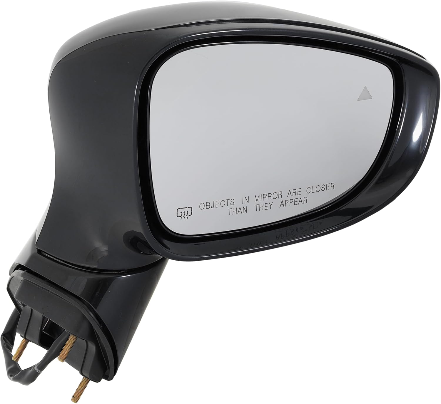 JC Whitney Passenger Side Power Heated Mirror, Passenger Side Mirror Replacement For Chrysler Pacifica 2017-2019 With Signal Light & Blind Spot Monitor, Paintable