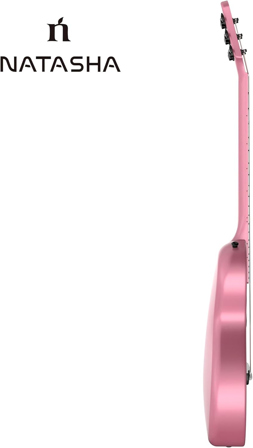 Natasha Asteroid Carbon Fiber 38-inch Folk Guitar（Cherry Blossom Pink）,Acoustic Guitars/Travel Guitars,Integrated Casting With Carbon Fiber Composite Material, light and portable