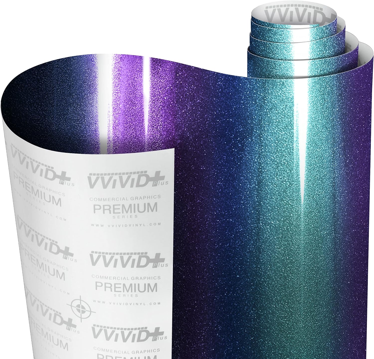 VViViD+ Gloss Metallic Chameleon Blue to Purple Color-Shift (100ft x 5ft) with Air Release