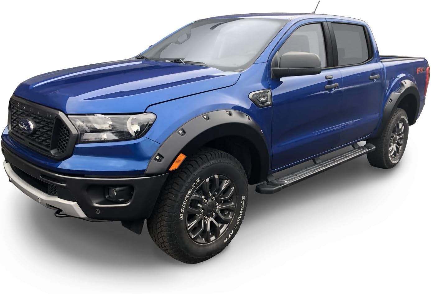 Husky Liners Fender Flares Pocket Style | Fits 2019-2023 Ford Ranger, 5' Bed | Front & Rear, 4-pc Black - 2802949