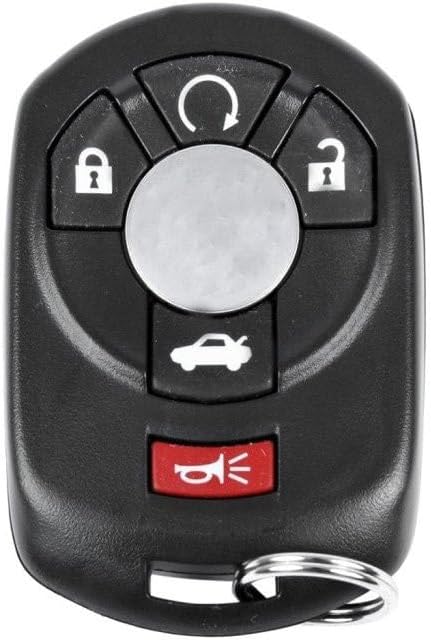 KarParts360 for Cadillac STS 2005 2006 Keyless Entry Remote Key Fob | 5 Button