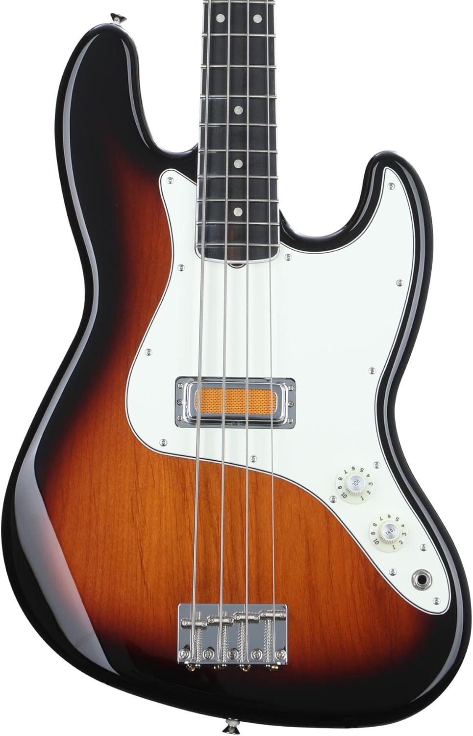 Fender Gold Foil Jazz Bass, 2-Color Sunburst, Ebony Fingerboard