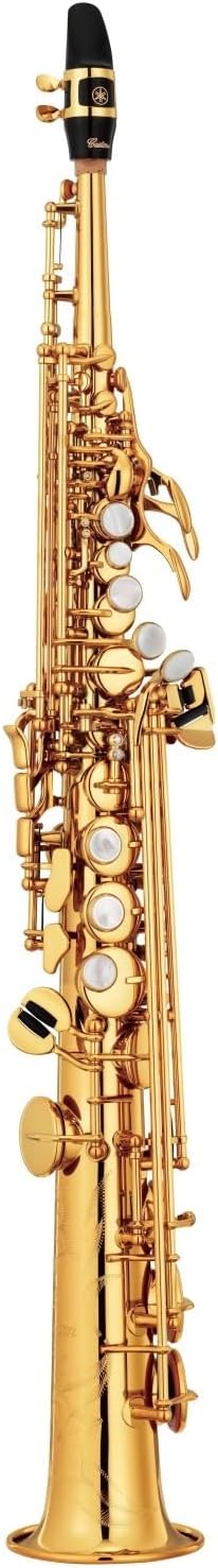 Professional Saxophone Straight Soprano Saxophone In B Flat A Woodwind Instrument.(2)