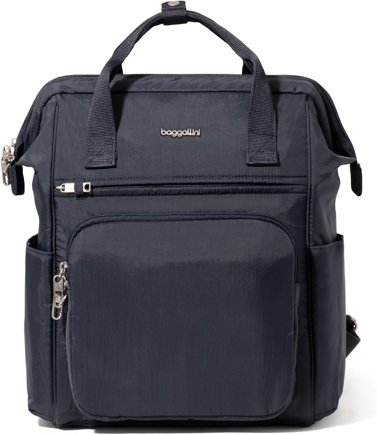 Baggallini Securtex Anti-Theft Windsor Backpack for Travel, Work & College, RFID & Locking Zipper, Up to 16