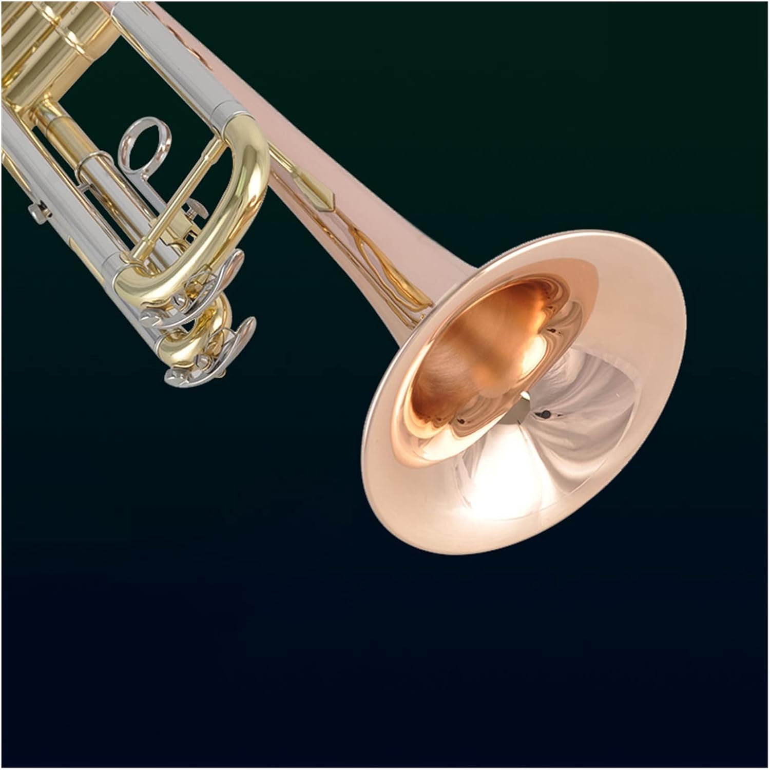 Bb Tune Phosphor-Bronze Bell Mouth Standard Trumpet Brass Instrument Wind Instrument Beginner Professional Professional Trumpet