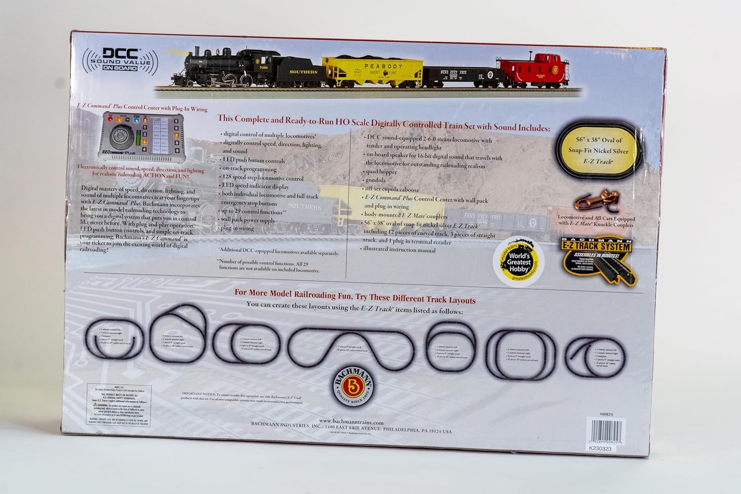 Bachmann Trains - Echo Valley Express DCC Sound Value Ready To Run Electric Train Set - HO Scale