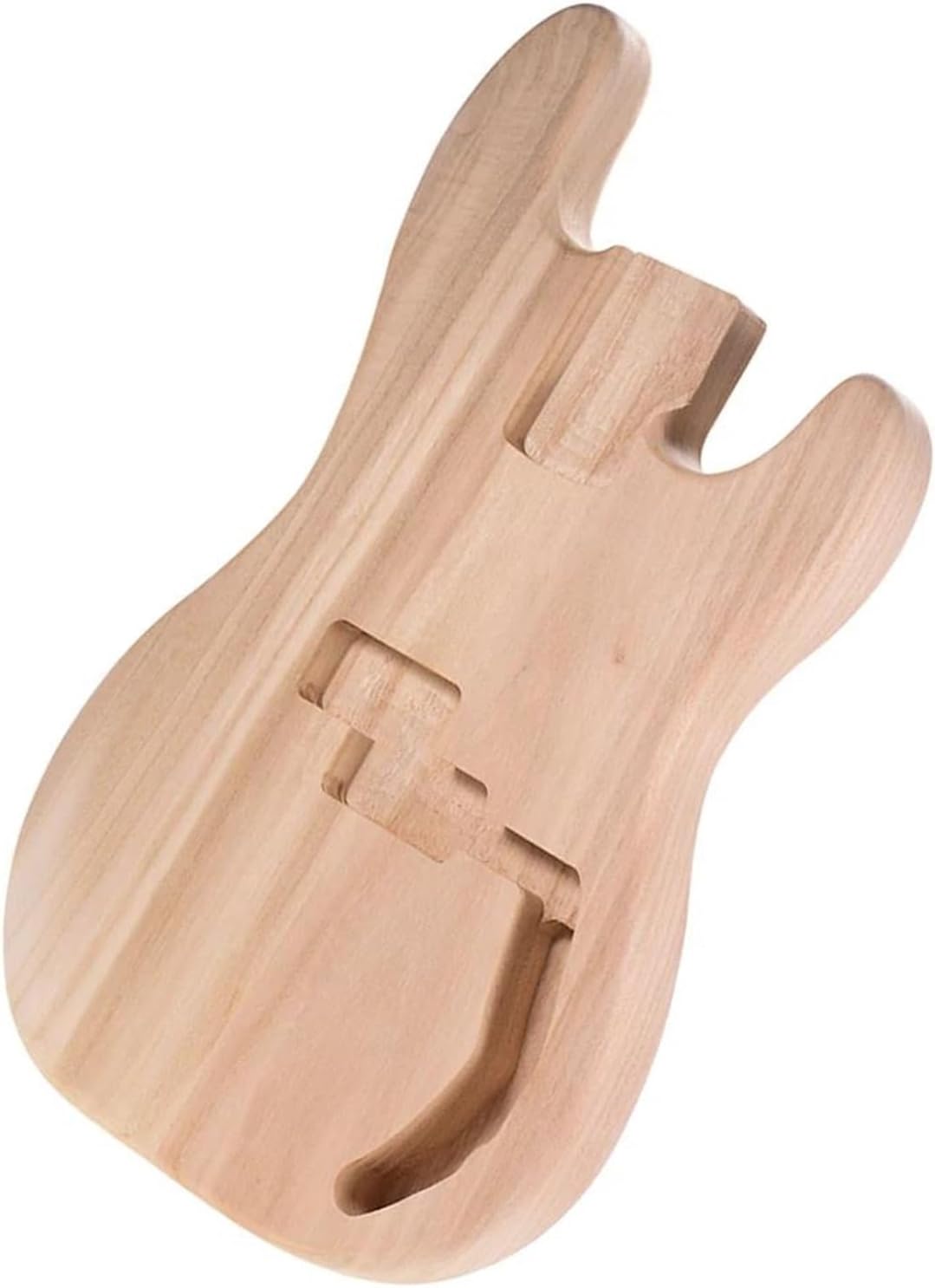 Guitar Body Guitar Replacement Parts Unfinished Electric Guitar Body Sycamore Wood Blank Guitar Barrel For PB Style Bass Guitars DIY Parts