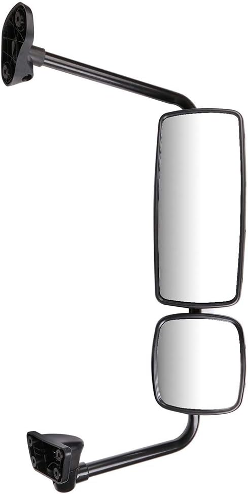 ECCPP Hood Mount Convex Mirror Compatible With 2003-2017 For Freightliner M2 100 106 112 114Sd With Right Side Tuck Car Mirror Heated Chrome Housing