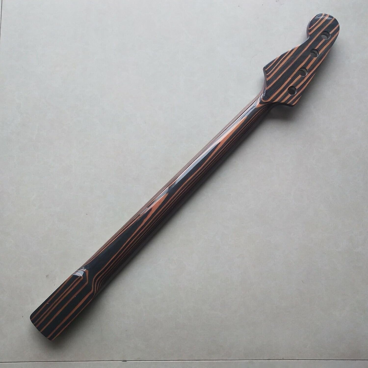 Fretless 4-String Bass Guitar Neck 20-Fret 34-Inch Maple Pattern Fingerboard Replacement Parts