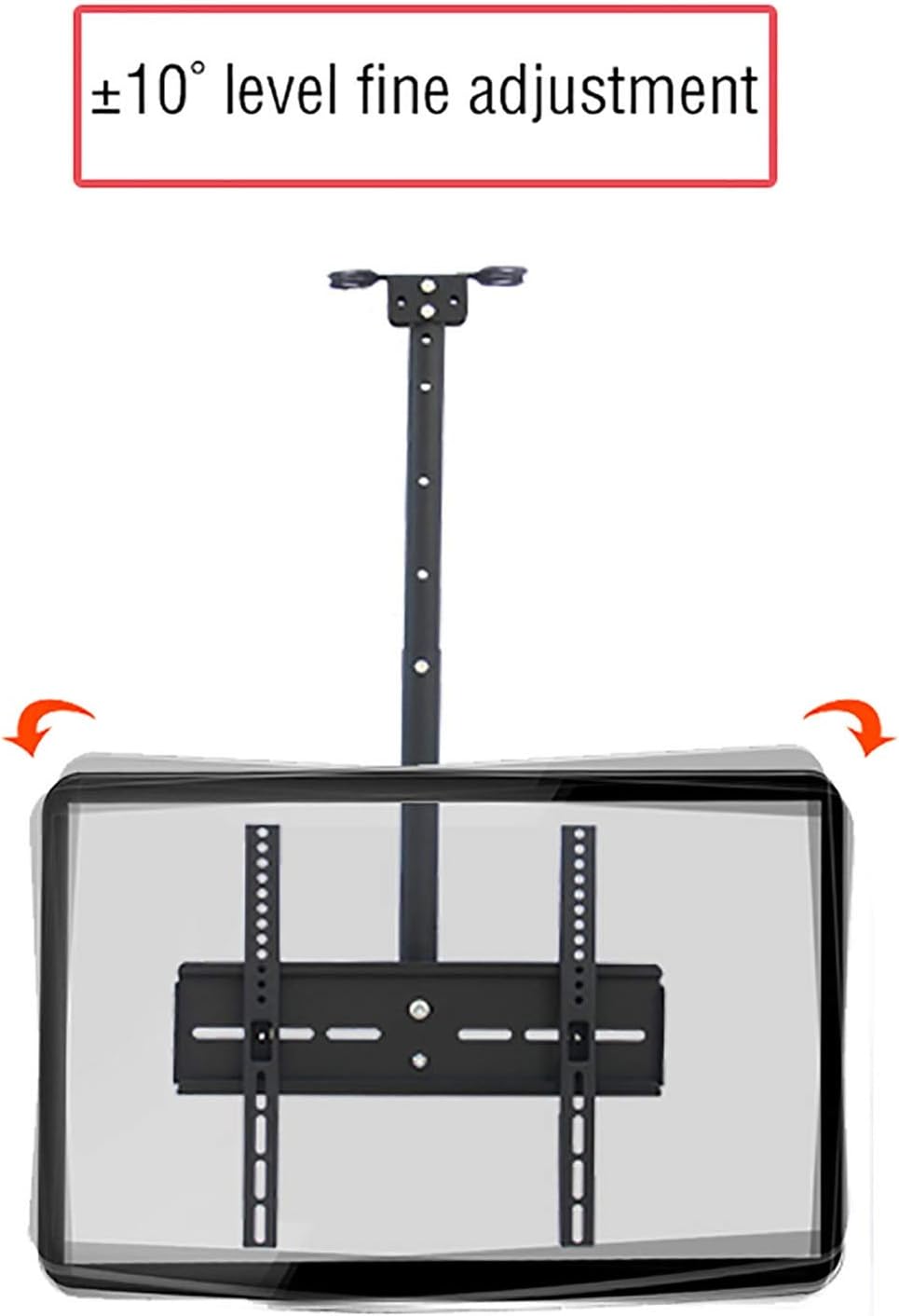 tv Wall Mount' TV Stand,Tv Wall Mount Ceiling TV Mount, Adjustable Tilt Swivel TV Bracket, with Loading 110 Lbs, Ceiling TV Mount Bracket Apply to Shopping Mall/Workplace/Street Sh