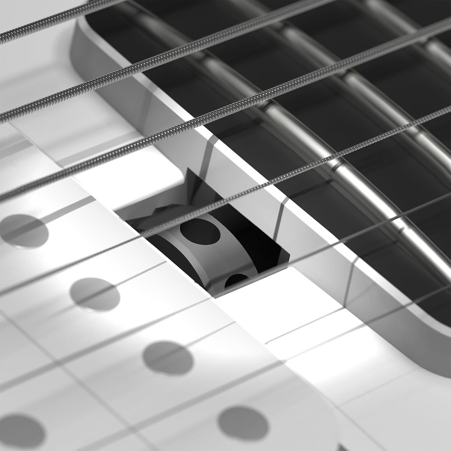 Enya Electric Guitar Nova Go Sonic Smart Electric Carbon Fiber Guitarra with 10W Wireless Speaker Ocean Blue & Smart Automatic Guitar Tuner & enya Magnetic Strap