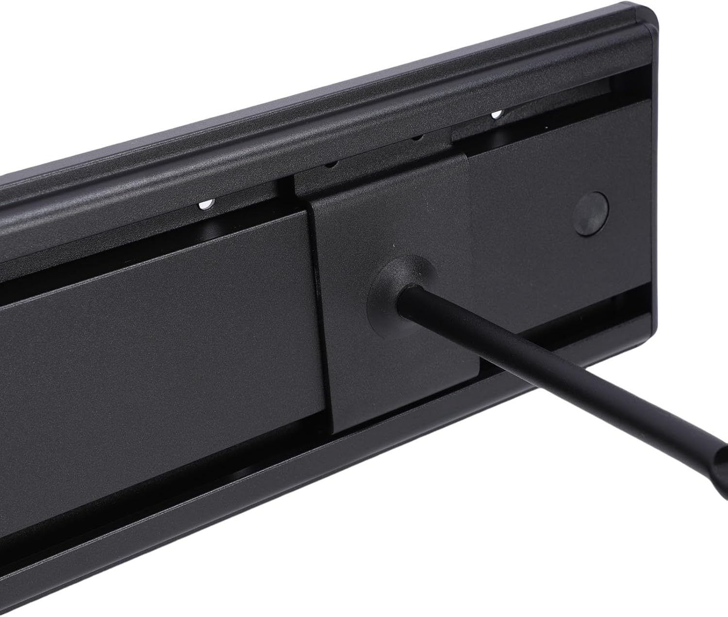 Guitar Mount System, Aluminum Metal, Space Saving Display Rack, 5 Adjustable Hooks, Acoustic Electric Basses Wall Organizer