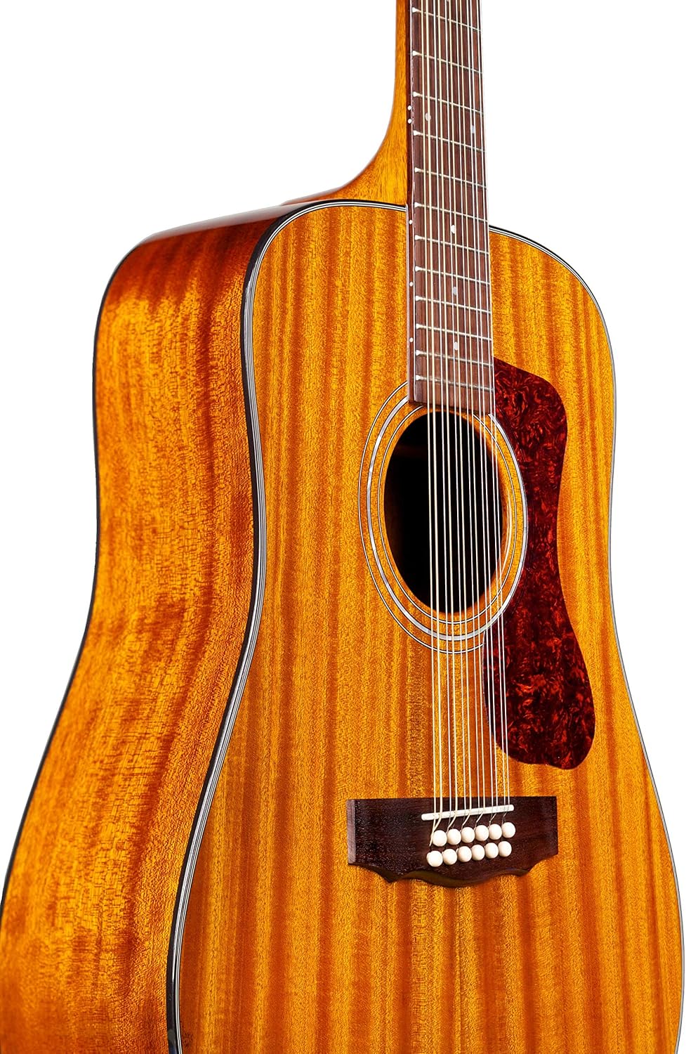 Guild Guitars D-1212 12-String Acoustic Guitar, Natural, All Solid Woods Dreadnought, Westerly Collection, with Premium Gig Bag